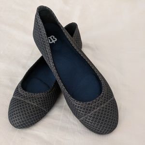 NEW Betabrand classic charcoal better-ballet flats
